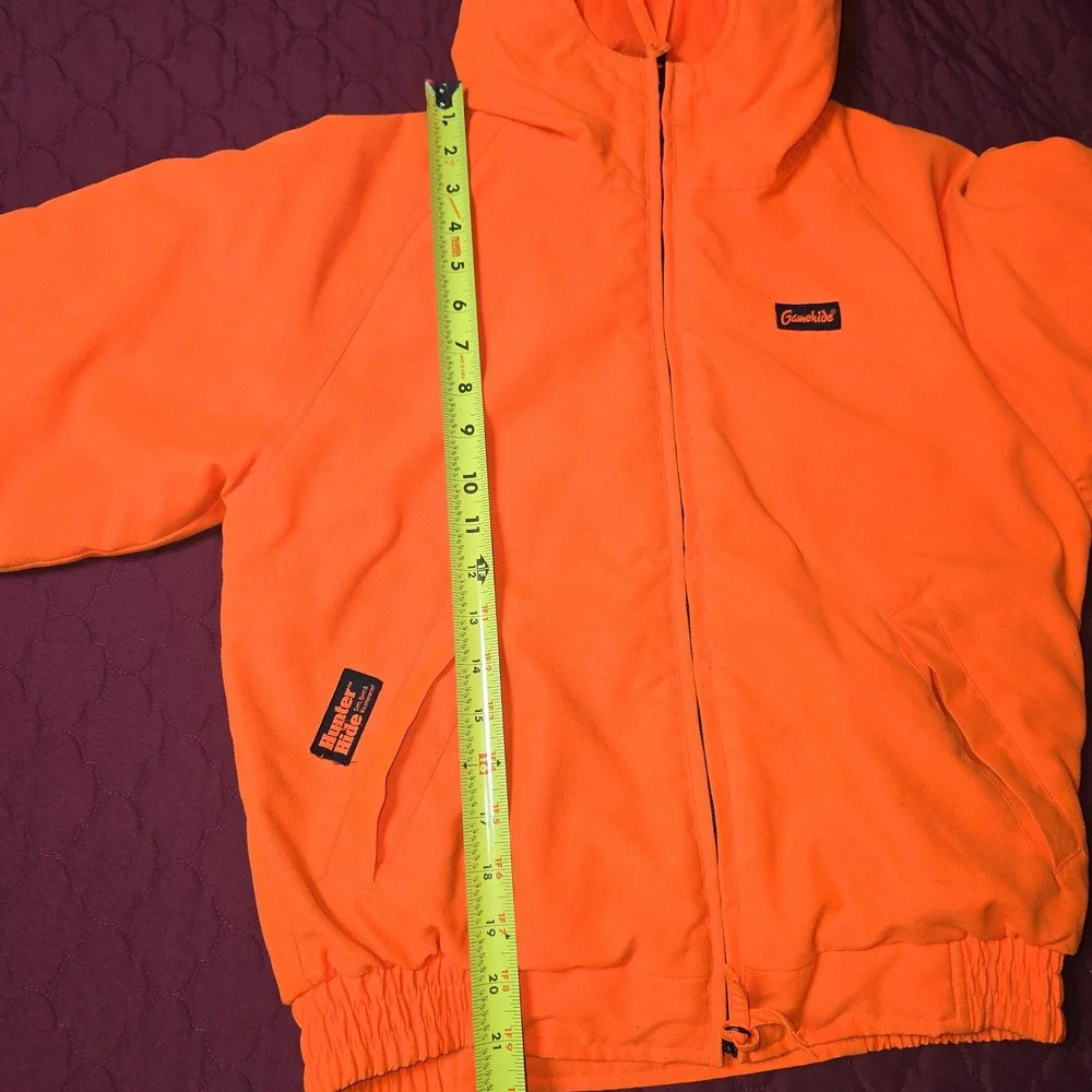 Gamehide Bright Orange Hunting Winter Jacket with Hood Kids Medium‎ Hunter Hide